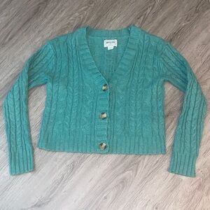 American Eagle Outfitters Cable Knit Cardigan